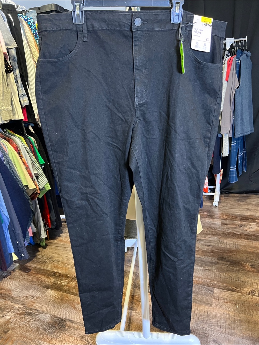 SO Women's Black Jeggings - Stretch Pull-On Style